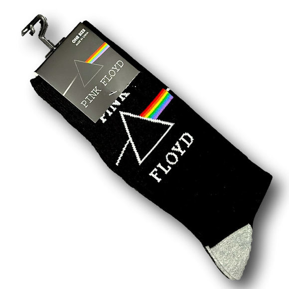 3/$20 Pink Floyd Funny Novelty Crew Socks - NWT - Picture 2 of 2